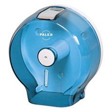 Palex 3444-1 Jumbo Tuvalet Kağıdı Dispenseri Şeffaf Mavi