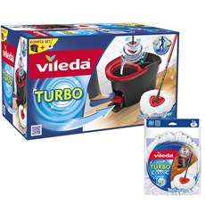 Vileda Turbo Pedallı Temizlik Seti ve Yedek Mop